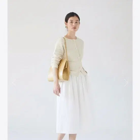 [BUNJANG] URBANIC30 Lis Skirt - White (Size S) / 얼바닉30 lis skirt s사이즈