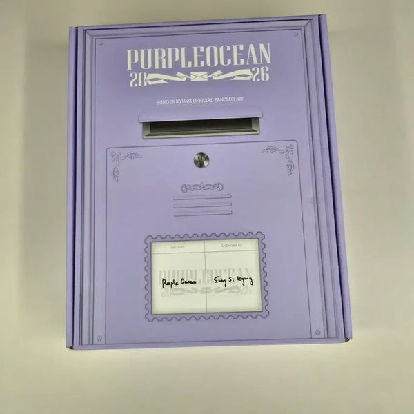 [BUNJANG] Sung Si Kyung Fanclub Purple Ocean Kit (2026) / 성시경 팬클럽 굿즈
