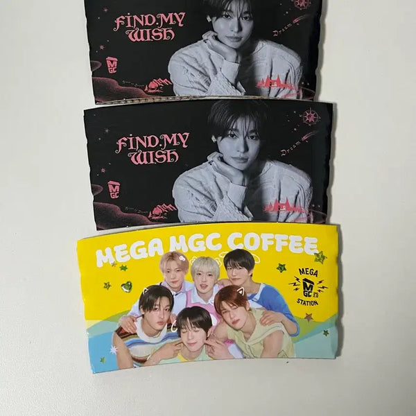 [BUNJANG] NCT Wish Riku Group Cup Holder Bundle Set / 일괄) 엔시티 위시 리쿠 단체 컵홀더 nct wish 메가 mgc