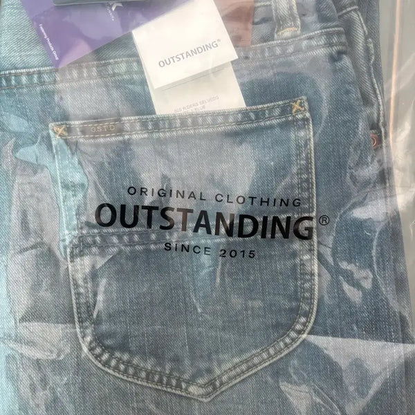 [BUNJANG] Outstanding 50s Selvedge Denim Pants Light Blue / 아웃스탠딩 50S 셀비지 데님 팬츠 라이트블루