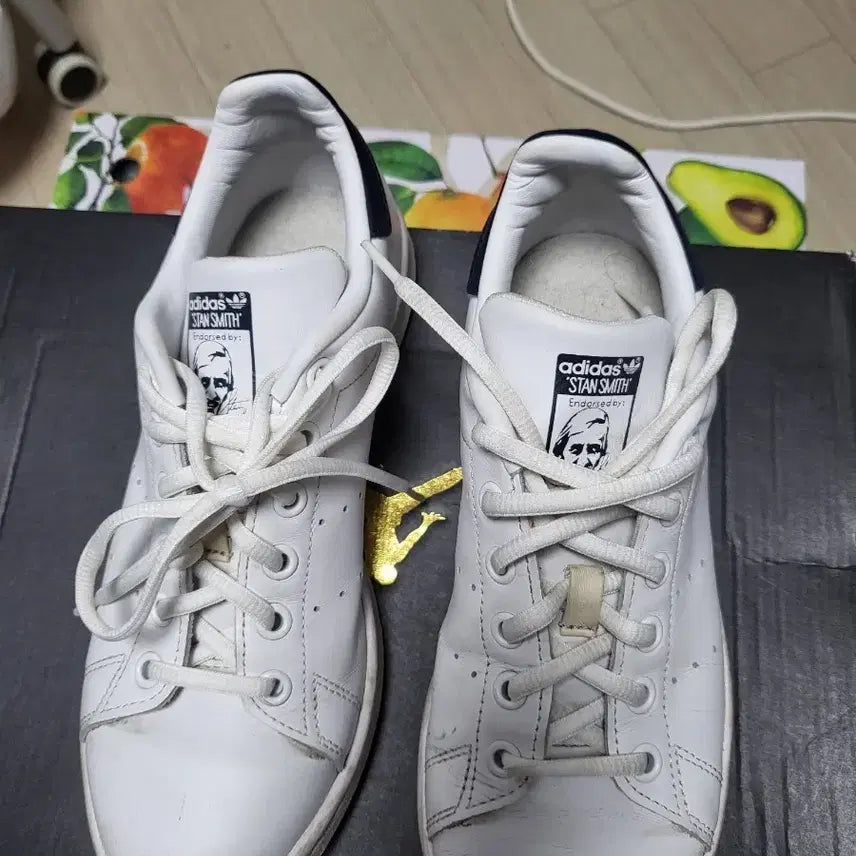 [BUNJANG] Adidas Stan Smith White/Navy 230mm / 아디다스 스탠스미스 흰/네이비 230mm 상태매우좋음