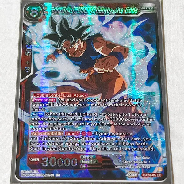 [BUNJANG] Dragon Ball Bandai Namco Authentic Son Goku Ultra Instinct North American Edition Super Rare Card / 드래곤볼 반다이남코 정품 '손오공 무의식의 극의' 북미판 초레어카드