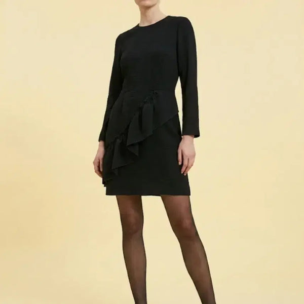 [BUNJANG] Sandro Black Midi Dress / 산드로 블랙 원피스 55