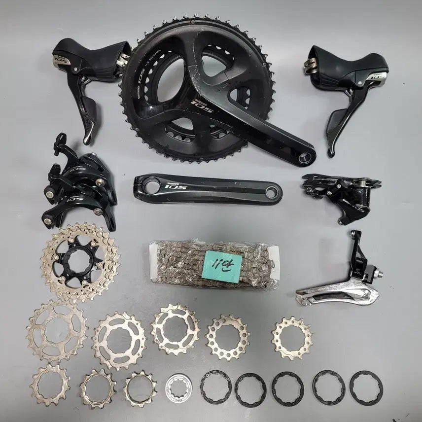 [BUNJANG] Shimano 105 5800 11-Speed Road Groupset Full Set / 시마노 로드 105 5800 11단 구동계 풀세트