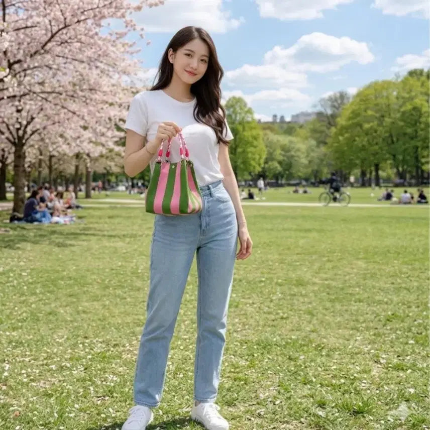 [BUNJANG] Premium Knit Rope Mini Tote Bag / 슬기로운 데일리 생활, 작지만 알찬 수납의 정석! 짱짱한 프리미엄 니트백