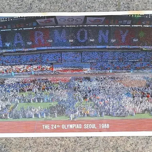 [BUNJANG] 1988 Seoul Olympics Main Stadium Large Poster / 근대사 수집 자료 옛날 88서울올림픽 기념 주 경기장 대형 포스터