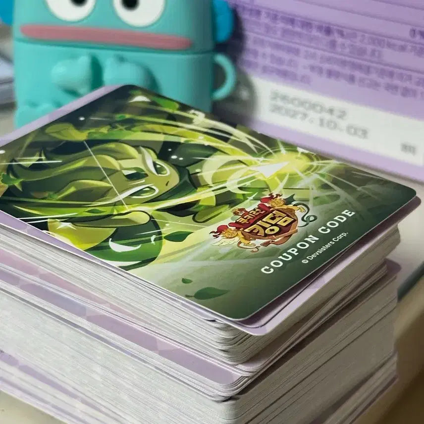 [BUNJANG] Cookie Run Kingdom Coupon Cards (155 pcs, No-Cube) / 쿠키런 킹덤 쿠폰 카드 155장 무큐