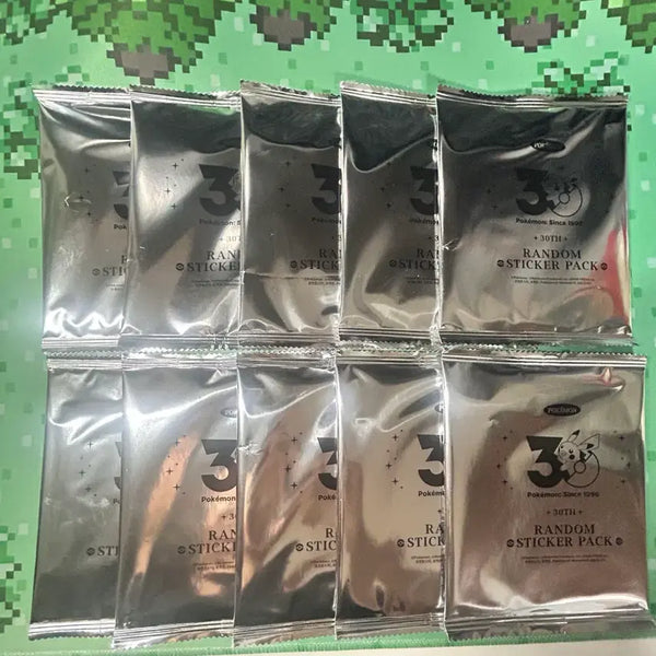 [BUNJANG] Pokemon 30th Anniversary Logo Sticker Bundle (Sealed) / 포켓몬스터 30주년 로고 스티커 미개봉