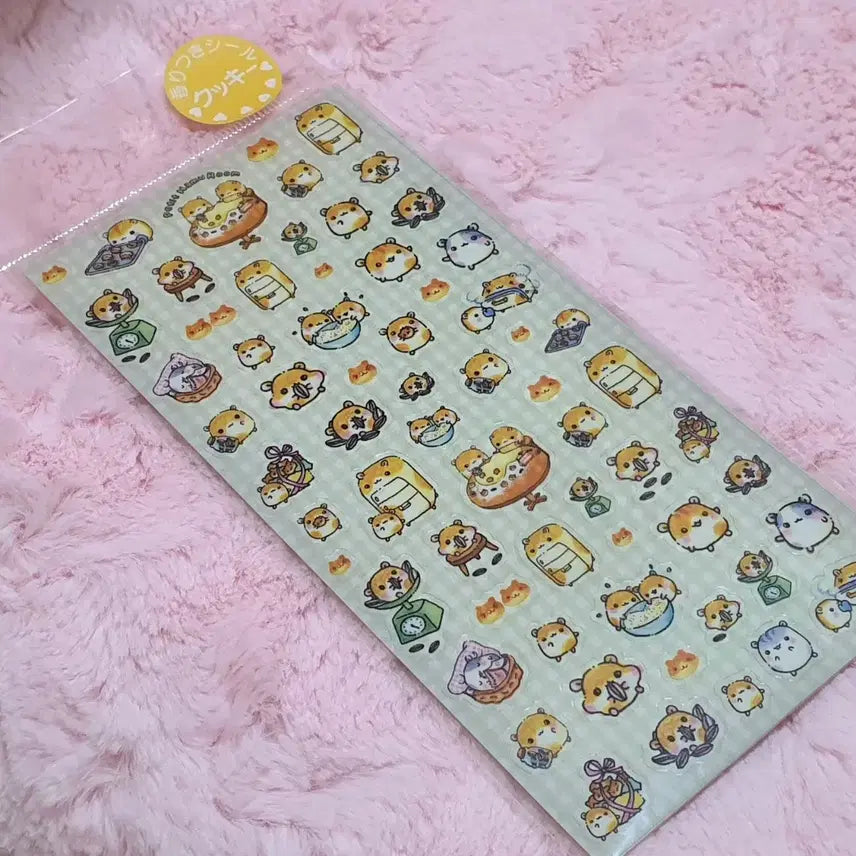 [BUNJANG] Quria Heisei Era Vintage Hamster Sticker Set / 쿨리아 큐리아 헤이세이 고전 햄스터 스티커