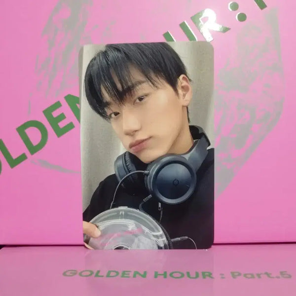 [BUNJANG] ATEEZ GOLDEN HOUR : Part.5 BAD SAN Lucky Draw Photocard / 에이티즈 CDP 특전 헤드셋 산