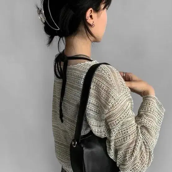 [BUNJANG] One Object Summer Cropped Cardigan / 원오브젝트 여름 가디건