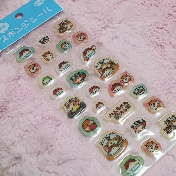 [BUNJANG] Coolia Curia Heisei Hamster Sticker (Curry) / 쿨리아 큐리아 헤이세이 햄스터 스티커 고전 (커리 카레)