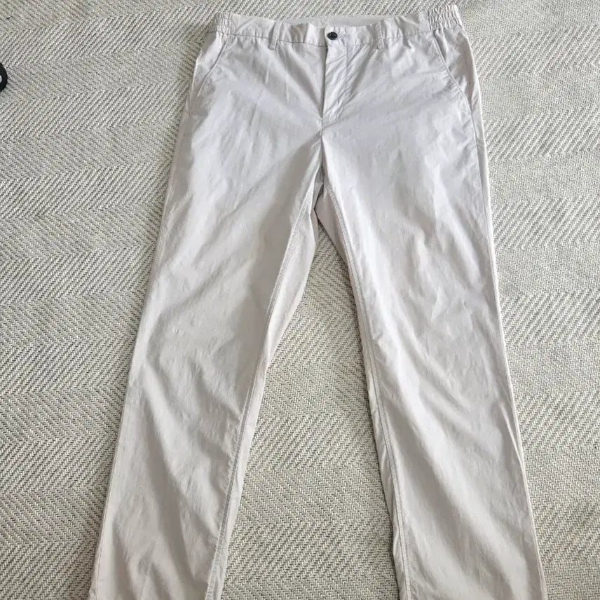 [BUNJANG] Henry Cotton's Men's Active Span Cotton Summer Trousers (Beige, Size 84) / 남성84 헨리코튼 아티브 스판 면 여름 바지