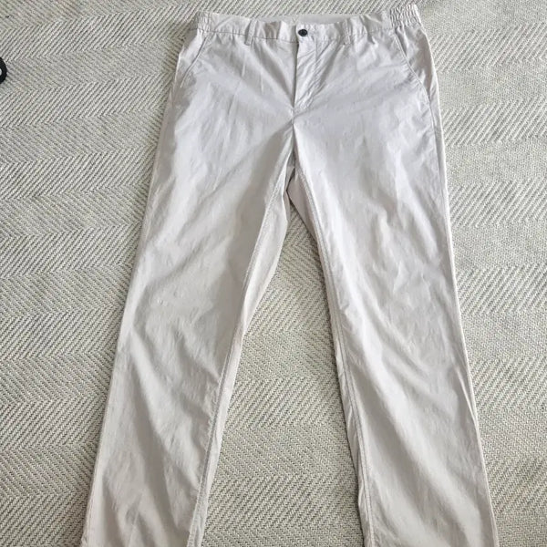 [BUNJANG] Henry Cotton's Men's Active Span Cotton Summer Trousers (Beige, Size 84) / 남성84 헨리코튼 아티브 스판 면 여름 바지