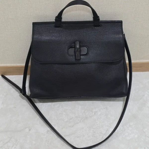 [BUNJANG] Gucci Bamboo Top Handle 2-Way Bag / 구찌 정품 뱀부 탑 핸들 2way백
