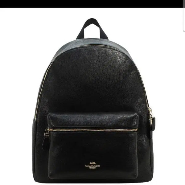 [BUNJANG] Coach Charlie Leather Backpack Black / 컨디션최상 코치 찰리 가죽 백팩 블랙