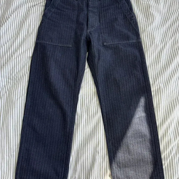 [BUNJANG] RRL Indigo Herringbone Pants Size 29/30 / RRL 인디고 헤링본 팬츠 29/30