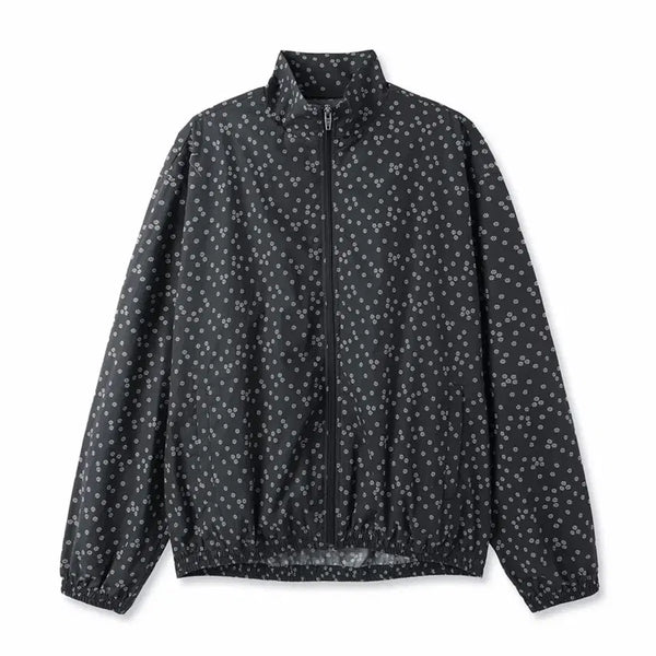 [BUNJANG] OWCY Floral Track Windbreaker Black L / 오와이 플로랄 트랙 바람막이 (L) 블랙