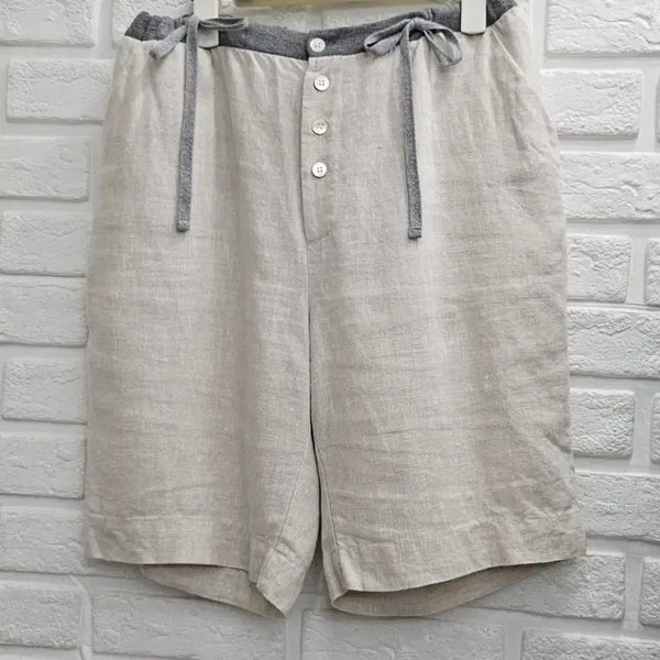 [BUNJANG] Linen Shorts / A4768  린넨 반바지