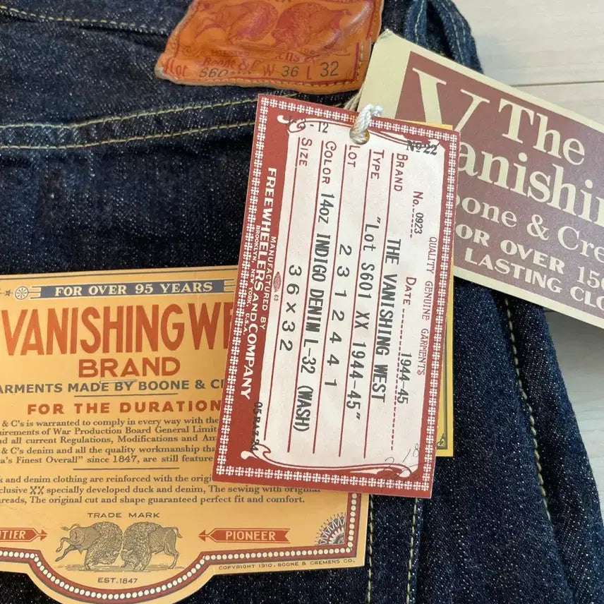 [BUNJANG] Freewheelers S601 XX 1944-45 Jeans W36 L32 / 프리휠러스 S601 XX 1944-45 W36 L32