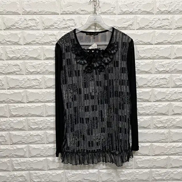[BUNJANG] Kim Chang-suk Long Sleeve Blouse / 2475) 김창숙 긴팔 블라우스
