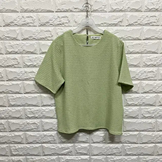 [BUNJANG] Short Sleeve Blouse / 2478) 반팔 블라우스