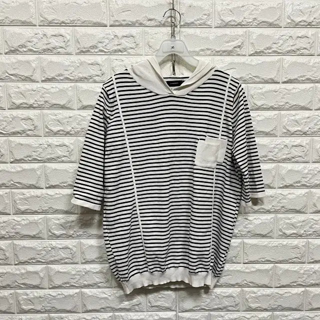[BUNJANG] Hooded Short-Sleeve T-Shirt / 2485) 후드 반팔티셔츠