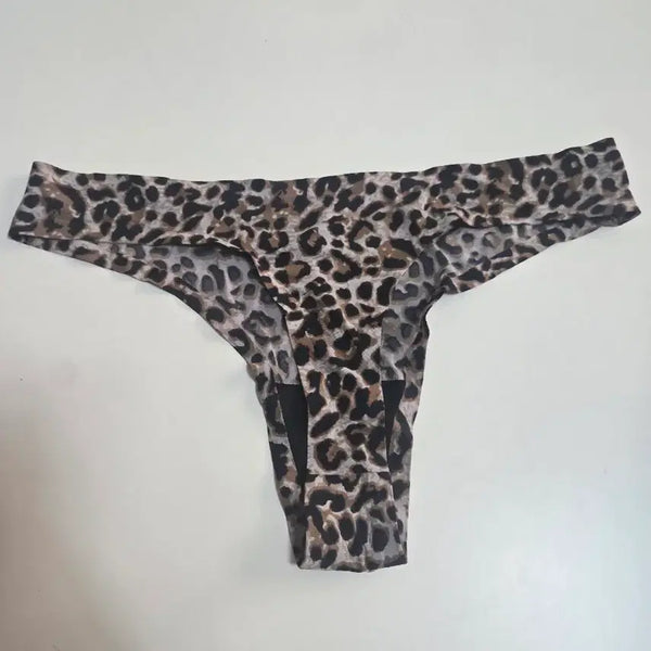 [BUNJANG] Women's Leopard Print Seamless Panties / 이너호피[여성팬티]중고