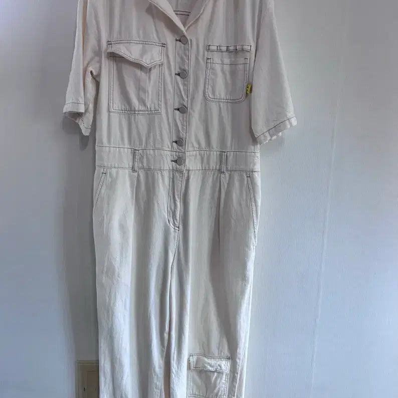 [BUNJANG] LUCKY CHOUETTE Ivory Jumpsuit / 럭키슈에뜨 점프수트 아이보리