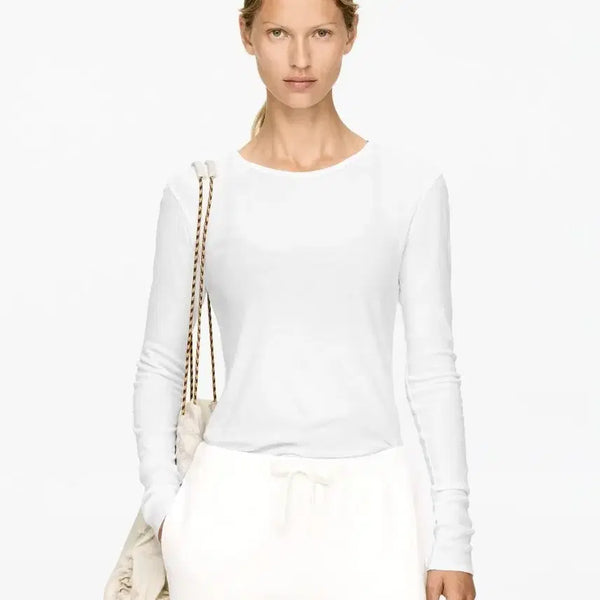 [BUNJANG] ARKET Sheer Long Sleeve White T-Shirt S / 아르켓(ARKET) 시어 롱슬리브 화이트 티셔츠 S