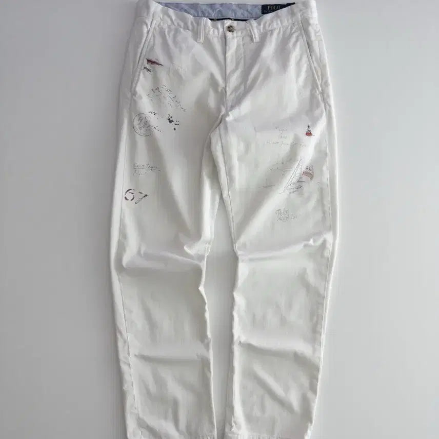[BUNJANG] Polo Ralph Lauren Nautical Graphic Sailing Chino Pants Size 29/30 / 폴로 랄프로렌 노티컬 그래픽 세일링 치노 팬츠 29/30