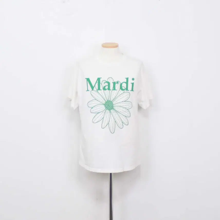 [BUNJANG] MARDI MERCREDI Unisex Round Short Sleeve T-Shirt Size M / [정품] 마르디 메크르디 라운드 반팔 티셔츠 공용 M사이즈 정인샵