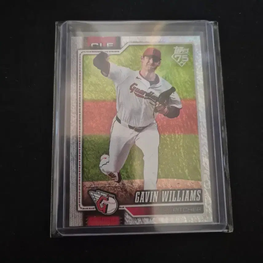[BUNJANG] MLB Cleveland Guardians Gavin Williams Holo Foil Baseball Card / [MLB] 클리블랜드 가디언스 개빈 윌리엄스 홀로 포일
