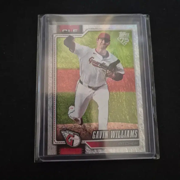 [BUNJANG] MLB Cleveland Guardians Gavin Williams Holo Foil Baseball Card / [MLB] 클리블랜드 가디언스 개빈 윌리엄스 홀로 포일