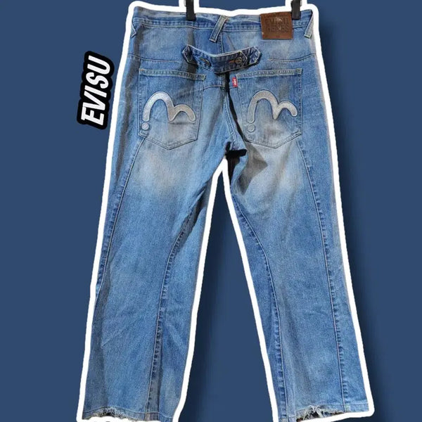 [BUNJANG] Evisu Vintage Denim Pants Size 34 / 34/ 에비수 빈티지 데님 팬츠 /0710