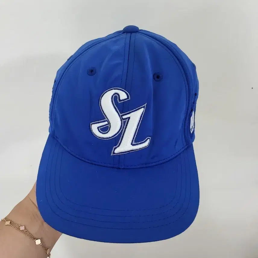 [BUNJANG] SL Logo Ball Cap Blue / SL 로고 볼캡 블루.260708