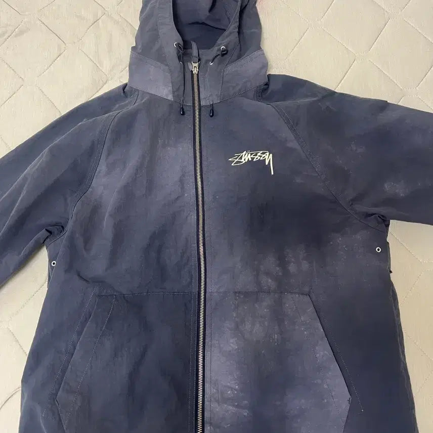 [BUNJANG] Stussy Beach Shell Windbreaker Navy / 스투시 비치쉘 바람막이 네이비 판매합니다