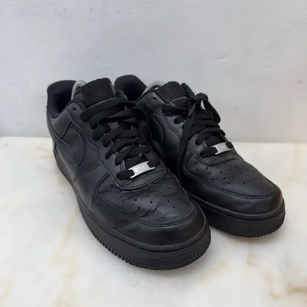[BUNJANG] Nike Air Force 1 Low All Black Sneakers / (280)나이키 운동화 에어포스1 로우 올블랙