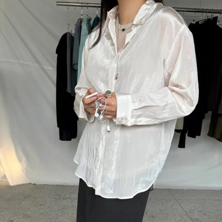 [BUNJANG] Lemondillbutter Galchi Shirt Cream / 레몬딜버터 갈치셔츠 크림 | 레딜버 lemondillbutter