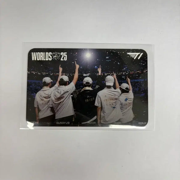 [BUNJANG] T1 2025 Worlds Group Photocard / 티원 25월즈 단체 포토카드