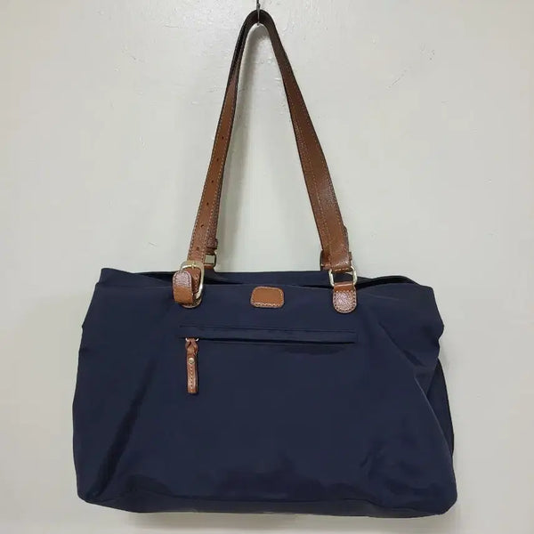 [BUNJANG] BRICS Women's Tote Bag Navy/Brown / 브릭스 여성 토트백 네이비/브라운.260708