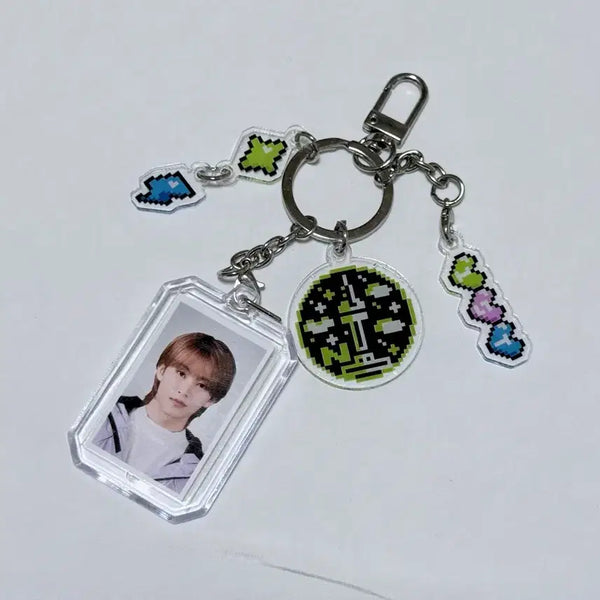 [BUNJANG] NCTzen SEOUL POP-UP ID Photocard Keyring Mark / 엔시티존 팝업 엠디 ID 포토 키링 마크 키링