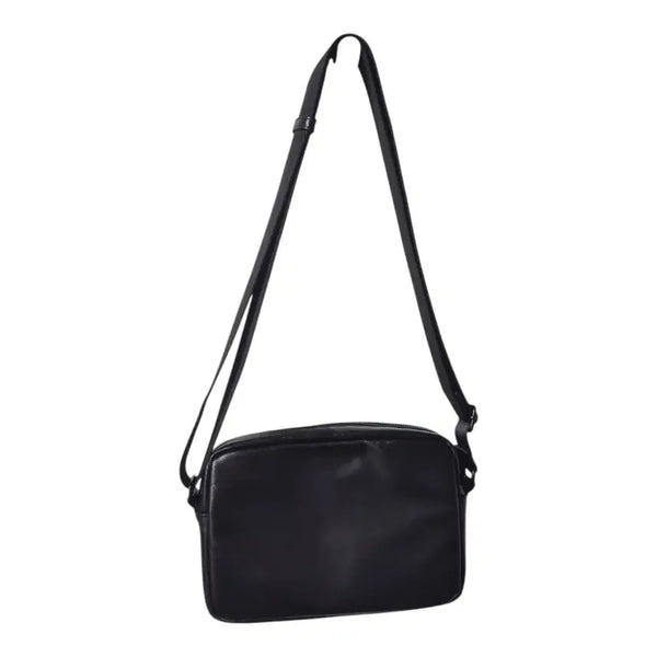 [BUNJANG] Coated Canvas Mini Crossbody Bag Black / 코티드 캔버스 미니 크로스백 [블랙]