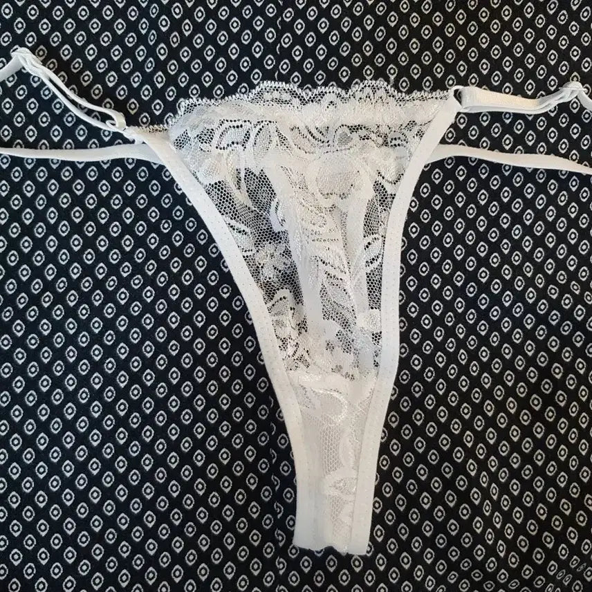 [BUNJANG] Lace Thong Women's Panties / 레이스 끈 여성 티팬티>>중고