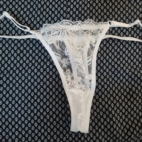 [BUNJANG] Lace Thong Women's Panties / 레이스 끈 여성 티팬티>>중고