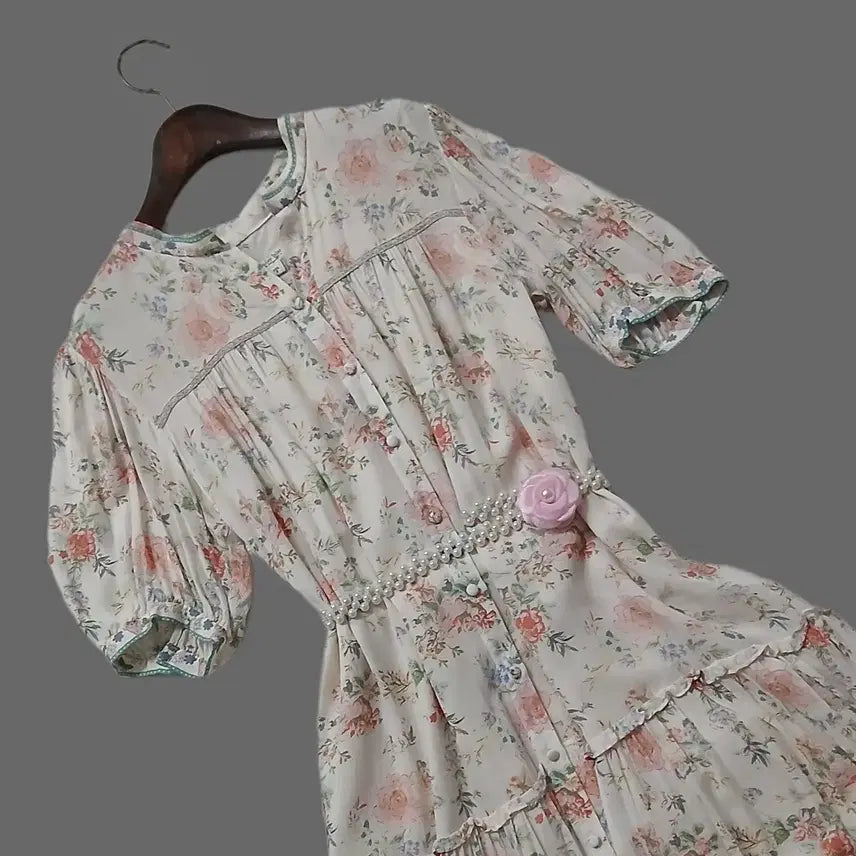 [BUNJANG] Thursday Island Floral Print Rayon Dress / 썰스데이아일랜드 플라워 원피스