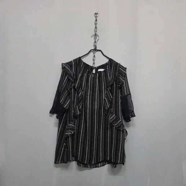 [BUNJANG] Jigott Chiffon Blouse / 지코트 쉬폰블라우스