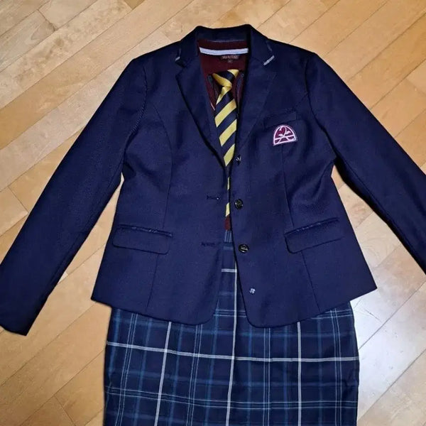 [BUNJANG] School Uniform Set (Winter/Summer) / 동복 마이97/ 조끼 95/넥타이 /치마7