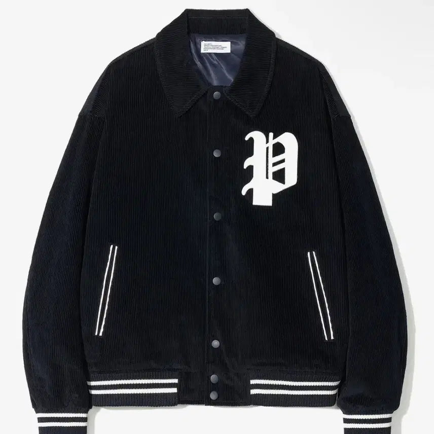 [BUNJANG] Partimento Corduroy Varsity Jacket Navy / 무신사 파르티멘토 코듀로이 바시티 자켓 네이비