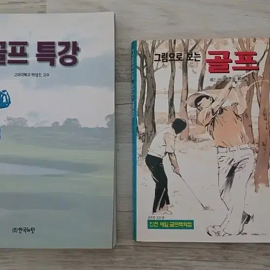 [BUNJANG] Golf Instruction Books (2 Volume Set) / (2권)골프특강 및 그림으로 보는 골프